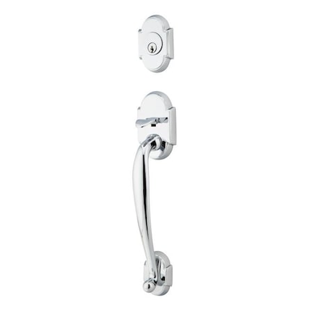 Emtek Bright Chrome Handleset, 4312ATNUS26LH 4312ATNUS26LH